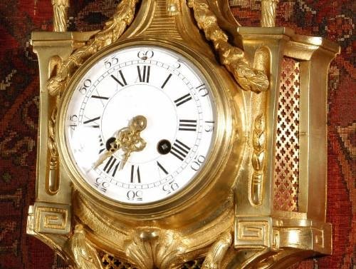 fig 4. ***** SOLD ***** Stunning Louis XVI Cartel Clock - A. D. Mougin